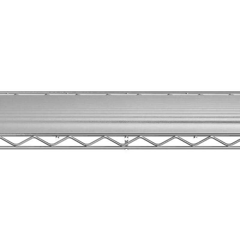 3/5/6-Tier Adjustable Heavy Duty Wire Shelving Unit with Wheels, Chrome/Black/White
