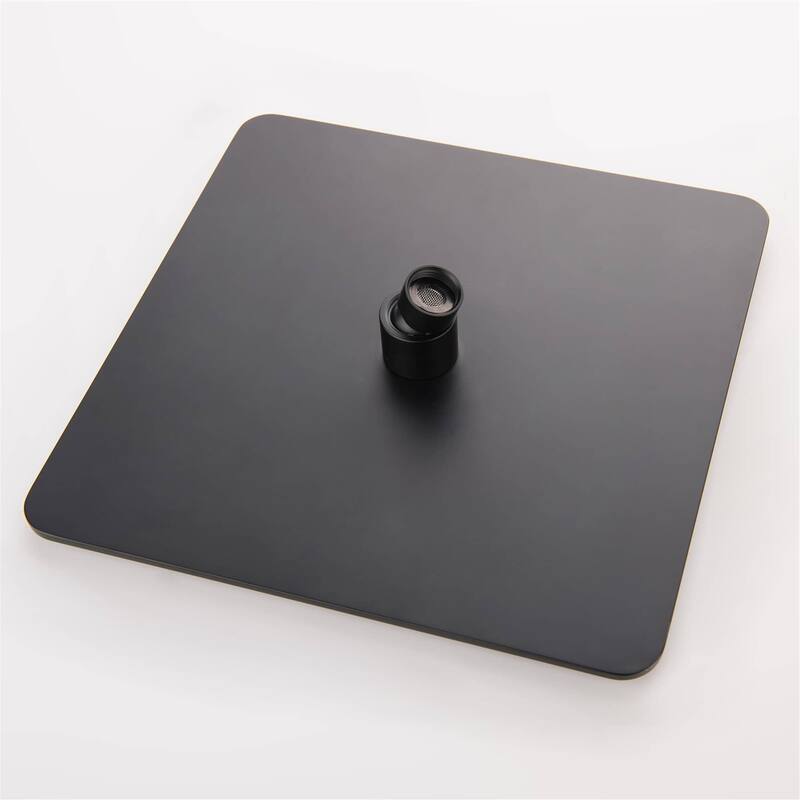 Wall Mount Shower Faucet With Tub Spout Matte Black Exposed Pipe Shower System With 10 inch Shower Head with Handheld And Valve