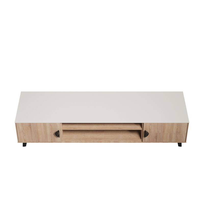 Manhattan Comfort Haley 70.9" Mid-Century Modern TV Stand