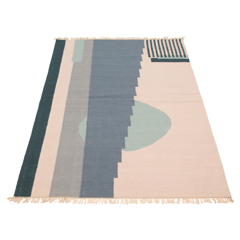 Ankara FW Beige Kilim 5'2" x 7'10" - 5'2 x 7'10