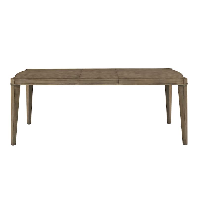 Fiona Antique Taupe Wood Extending Dining Table by iNSPIRE Q Classic
