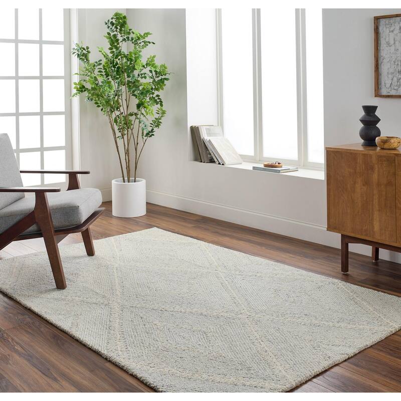 Livabliss Manu Handmade Wool Farmhouse Area Rug