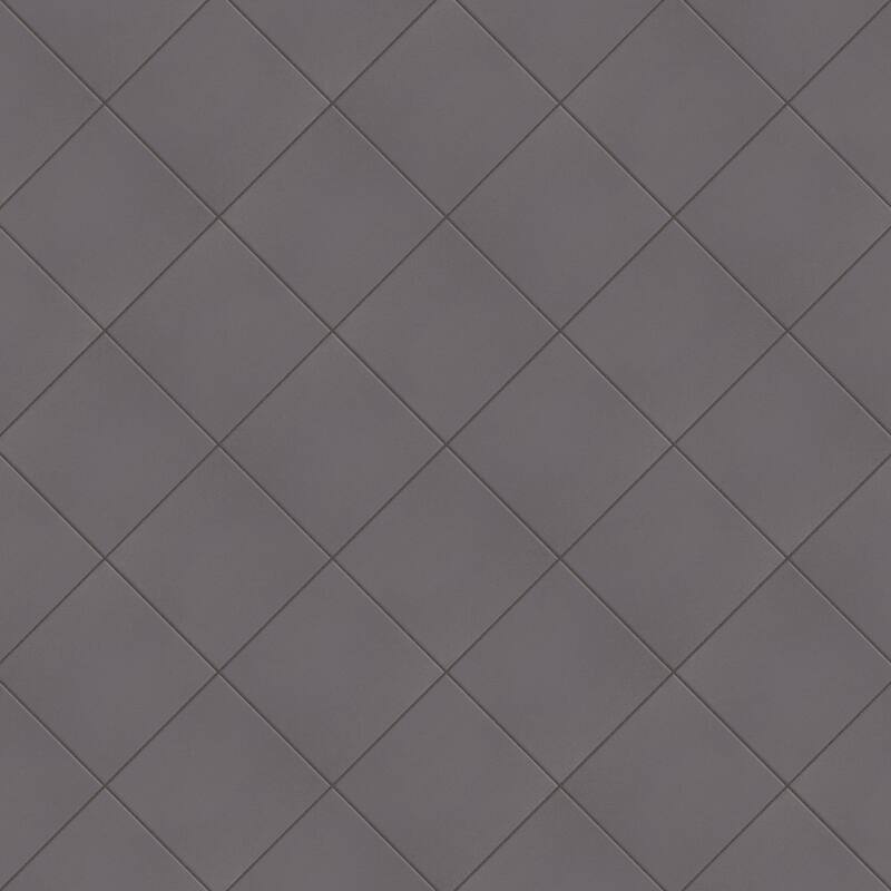Merola Tile Quarry Black 6" x 6" Ceramic Floor and Wall Tile