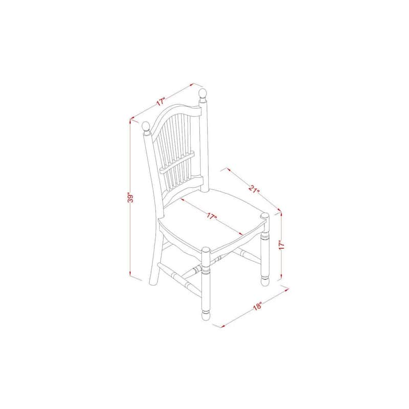 Kitchen Dinette Set with Chairs - Dining Table Set for 8 - Rubber Wood Table & Chairs