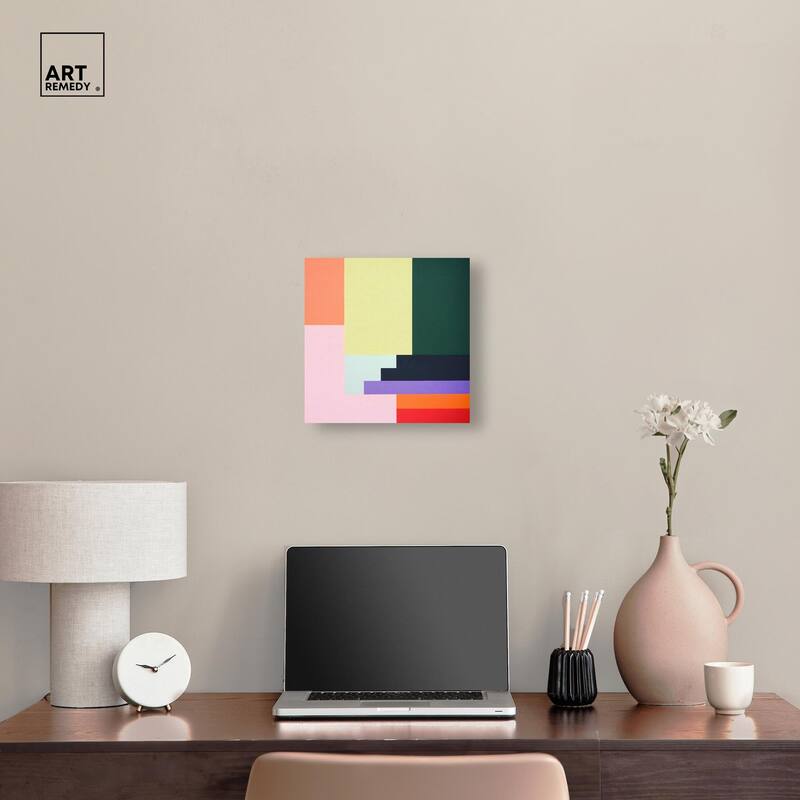 Rectilinear Rhapsody II Canvas by Art Remedy, Gallery Wrapped