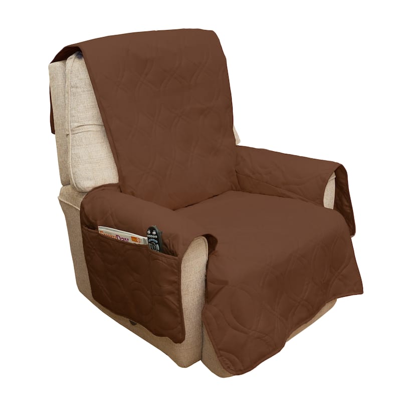 PETMAKER Waterproof Furniture Cover - Protector for Chair - Brown - Recliner