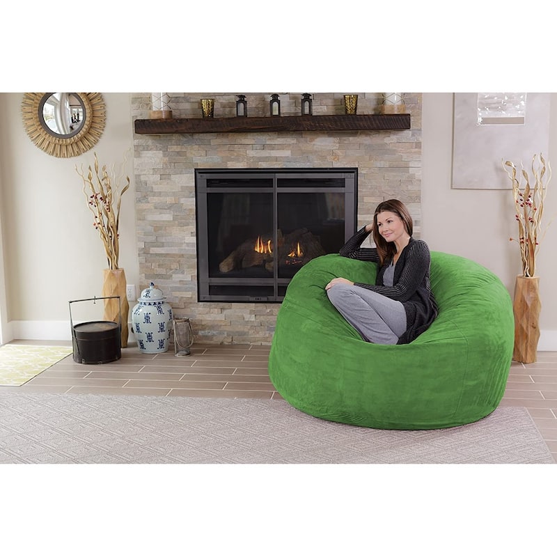 Bean Bag Chair 5-foot Memory Foam Removable Cover Bean Bags