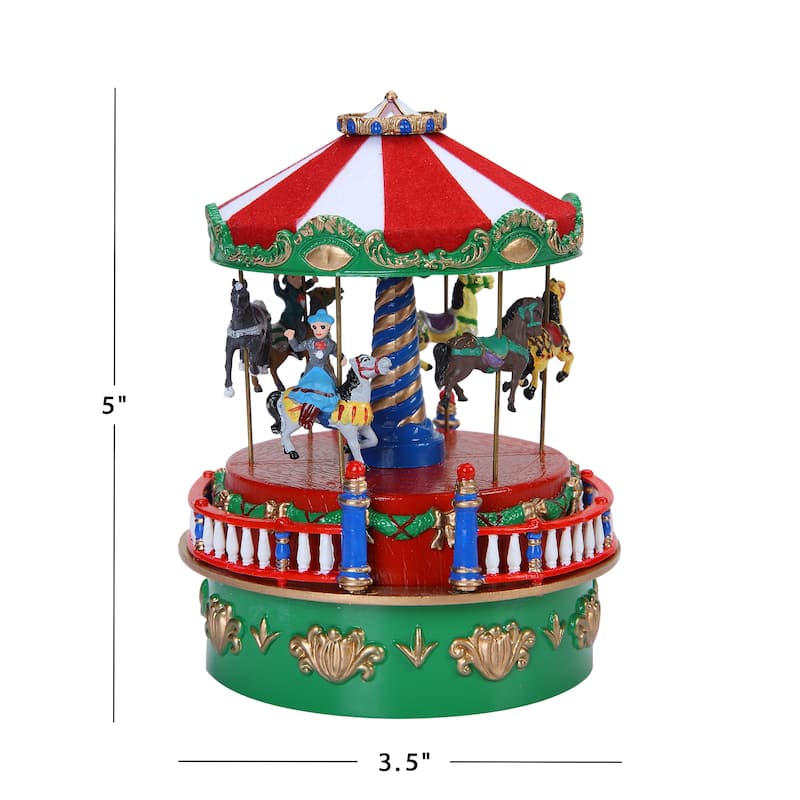 Mini Carnival Music Box - Carousel