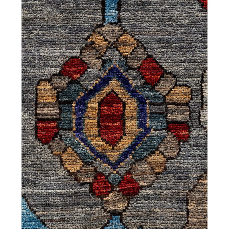 Serapi One-of-a-Kind Hand-Knotted Area Rug - Gray - 8' 1" x 10' 0"