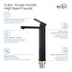 preview thumbnail 13 of 25, Lead Free Solid Brass Single Handle Bathroom Vanity Sink Faucet with Water Hose