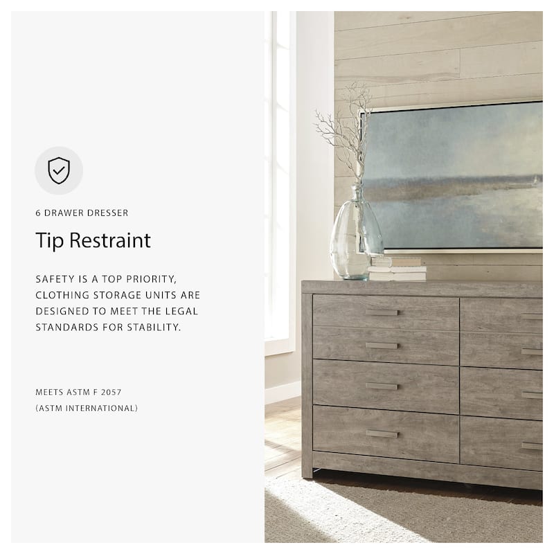 Signature Design by Ashley Balnain Grey Dresser