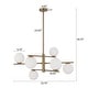 preview thumbnail 13 of 31, Modern 6-Light Dimmable Sputnik Bubble Chandelier for Dining Room