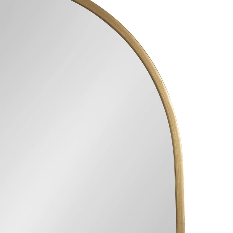 Kate and Laurel Schuyler Arch Wall Mirror with Hooks