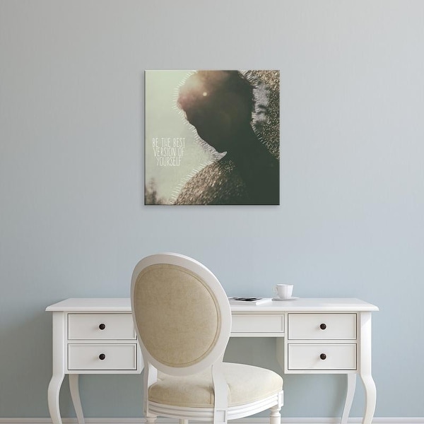 Easy Art Prints 'Be the Best Version' Premium Canvas Art