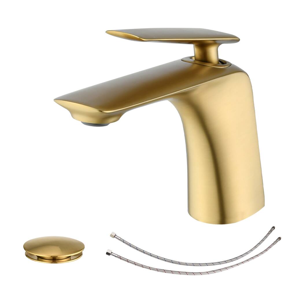 Topcraft Single Handle Bathroom Faucet with Pop-Up Drainer