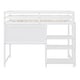 preview thumbnail 18 of 23, Twin Size Wooden Loft Bed with Shelves, Desk and Writing Board