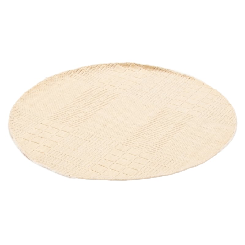Kashkuli Gabbeh Cream Rug 4'0" x 4'0" - 4'0 x 4'0
