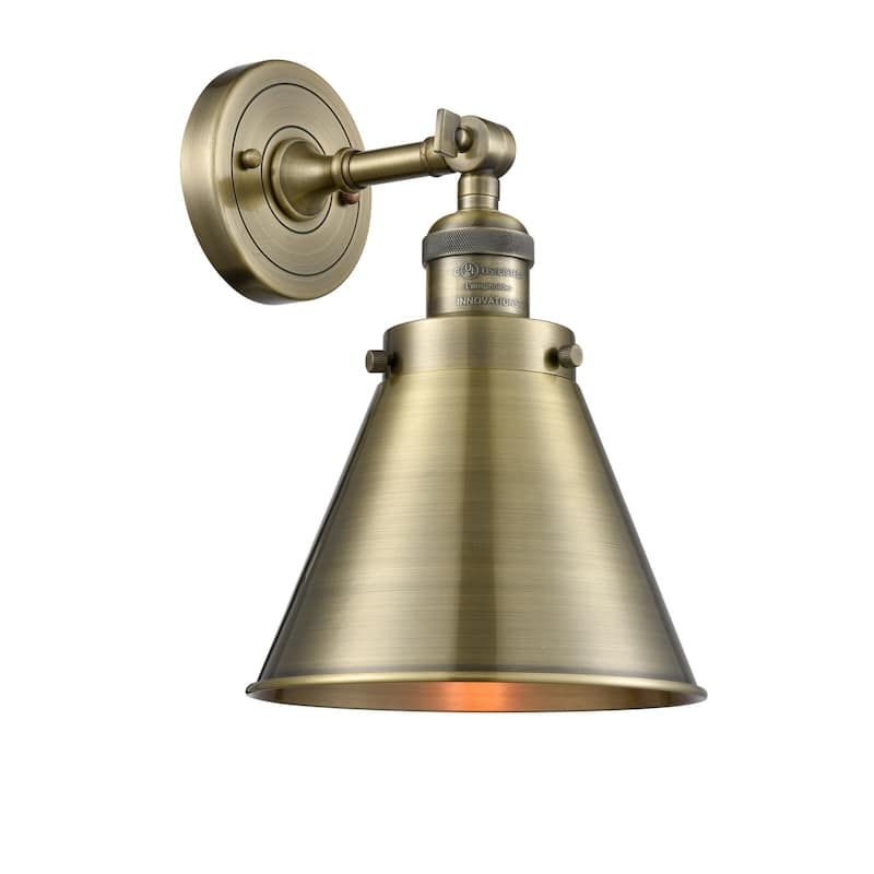 Innovations Lighting Appalachian Single Light 13" Tall Bathroom Sconce - Antique Brass