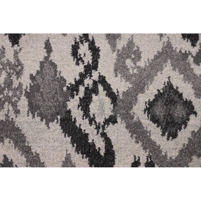 Beige Art & Craft Turkish Area Rug Machine Made Geometric Carpet - 5'0" x 8'0"