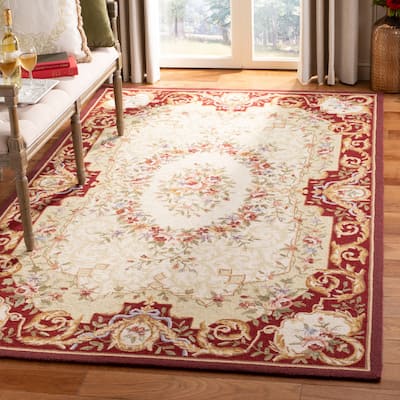 SAFAVIEH Handmade Chelsea Yasmeen French Country Wool Rug