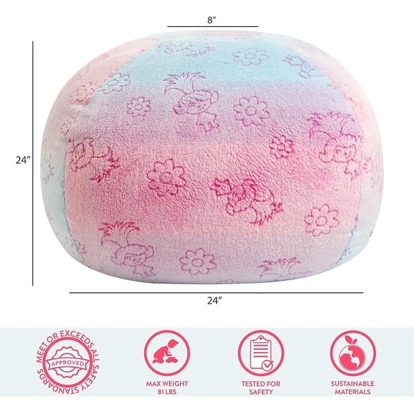 Dreamworks Trolls Embossed Bean Bag Chair