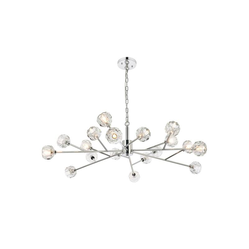 Indigo Home 18 Light Pendant - Chrome