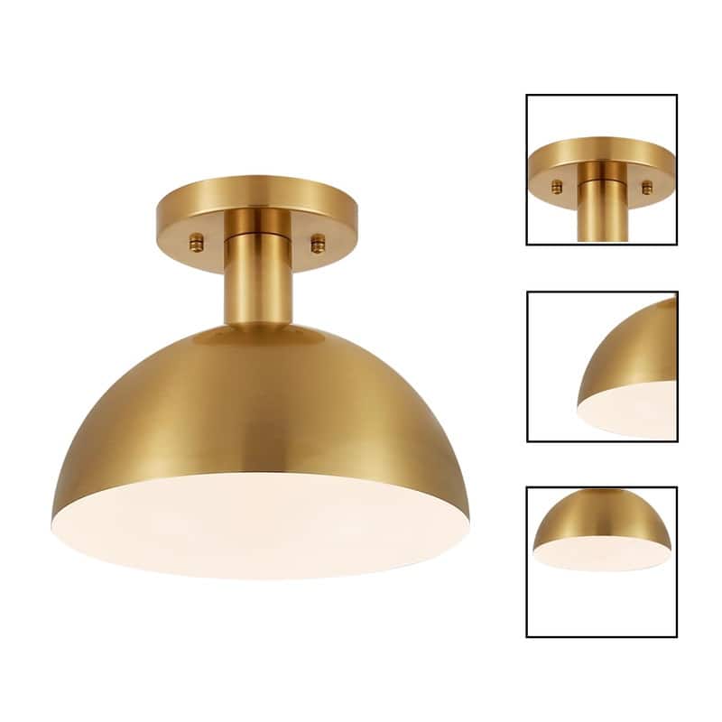 11.8’’ Kitchen light gold ceiling light copper, plated iron light fixture - N/A