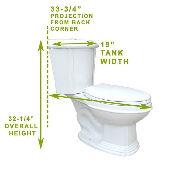Shop Renovator S Supply White Porcelain Elongated Dual Flush Corner Toilet Overstock 12636016
