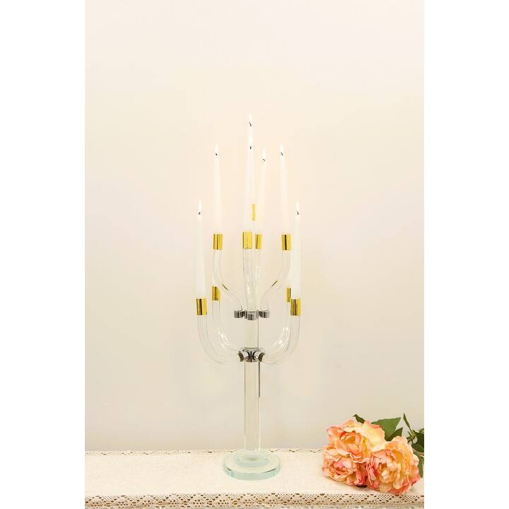 Candelabra with Silver/Gold Tip (2 Sizes)