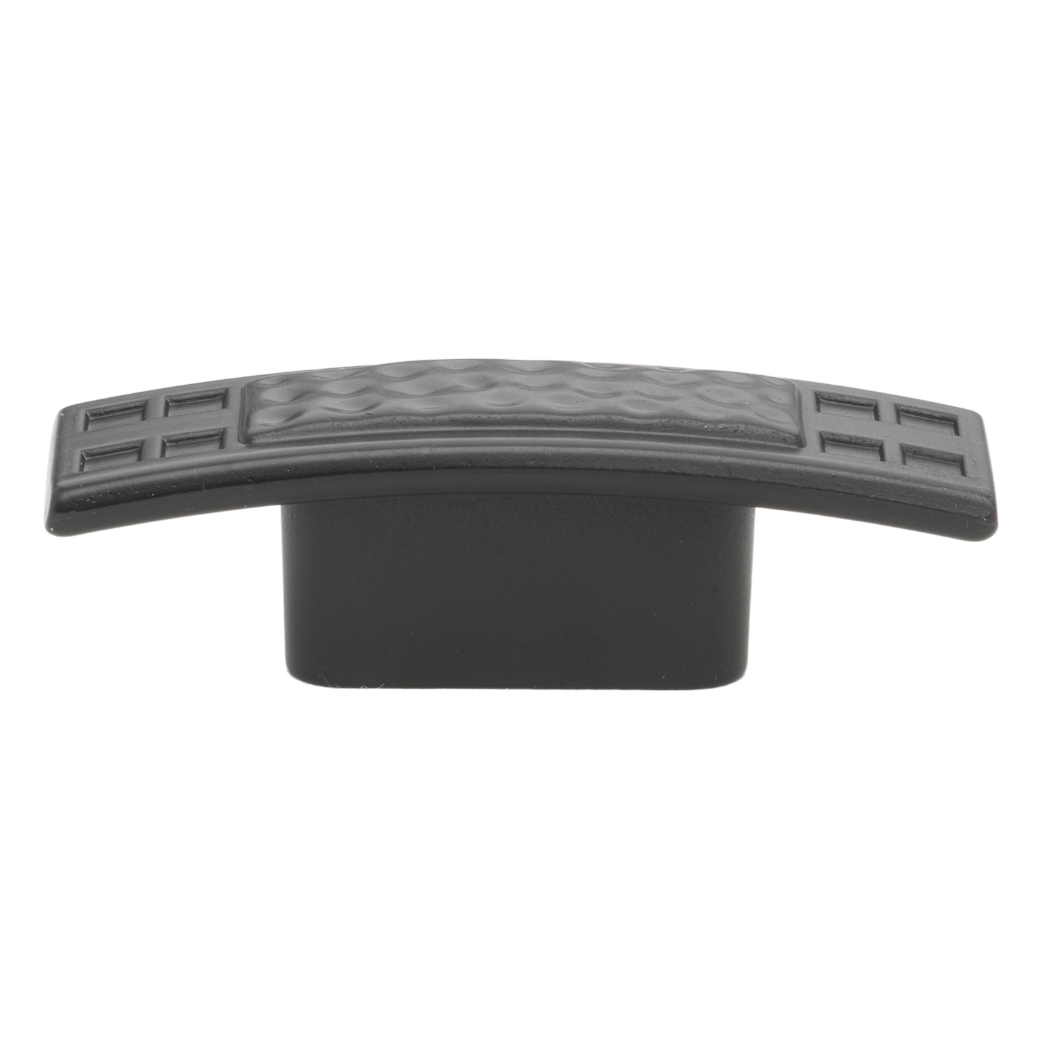Gliderite 2-1/2 Inch Rustic Hammered Mission Style Cabinet Knob - 5431-MB - Matte Black