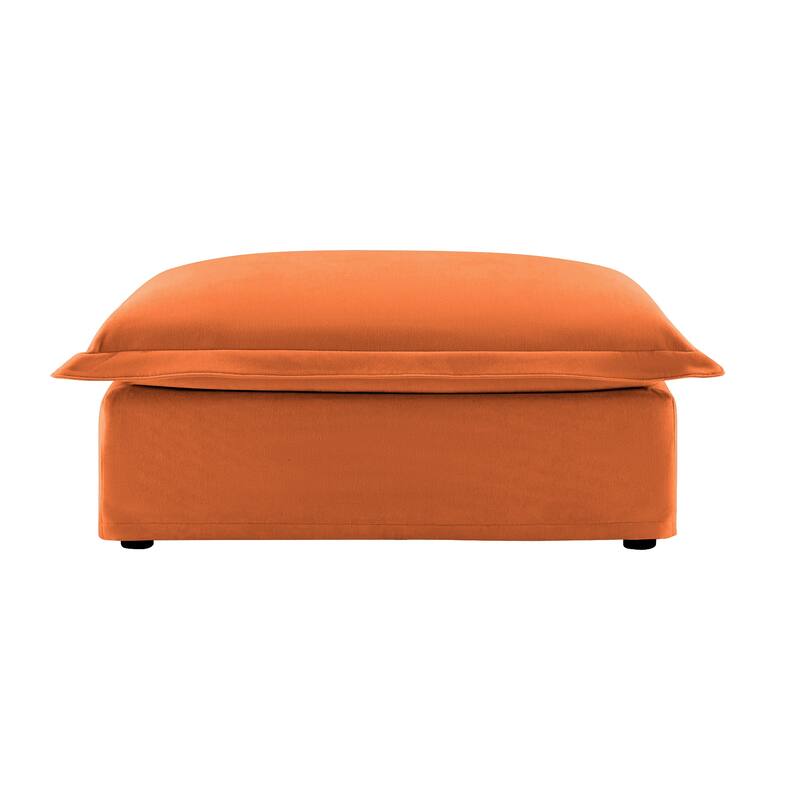 Koala Ottoman for Living Room Bedroom - Orange