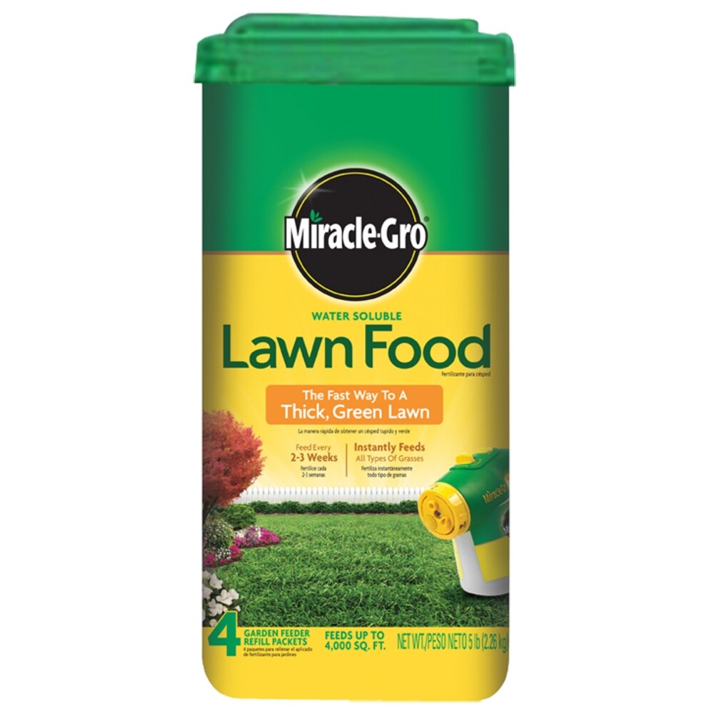 Shop Miracle Gro 1001833 Water Soluble Lawn Food 36 0 6 5 Lbs