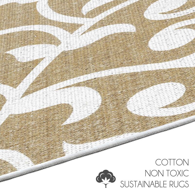 SussexHome Non-Skid Ultra-Thin Area Rugs for Laundry Room, Entryway, Bathroom and Kitchen - Washable Multipurpose Floor Mat