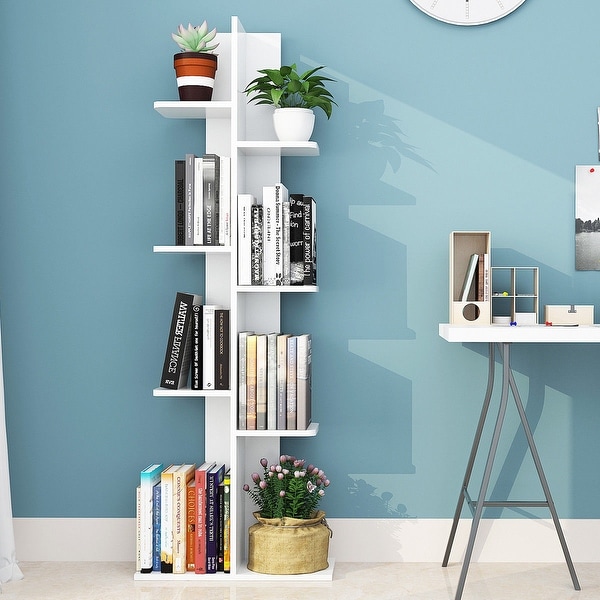 Costway Open Concept Bookcase Plant Display Shelf Rack Storage Holder. Opens flyout.