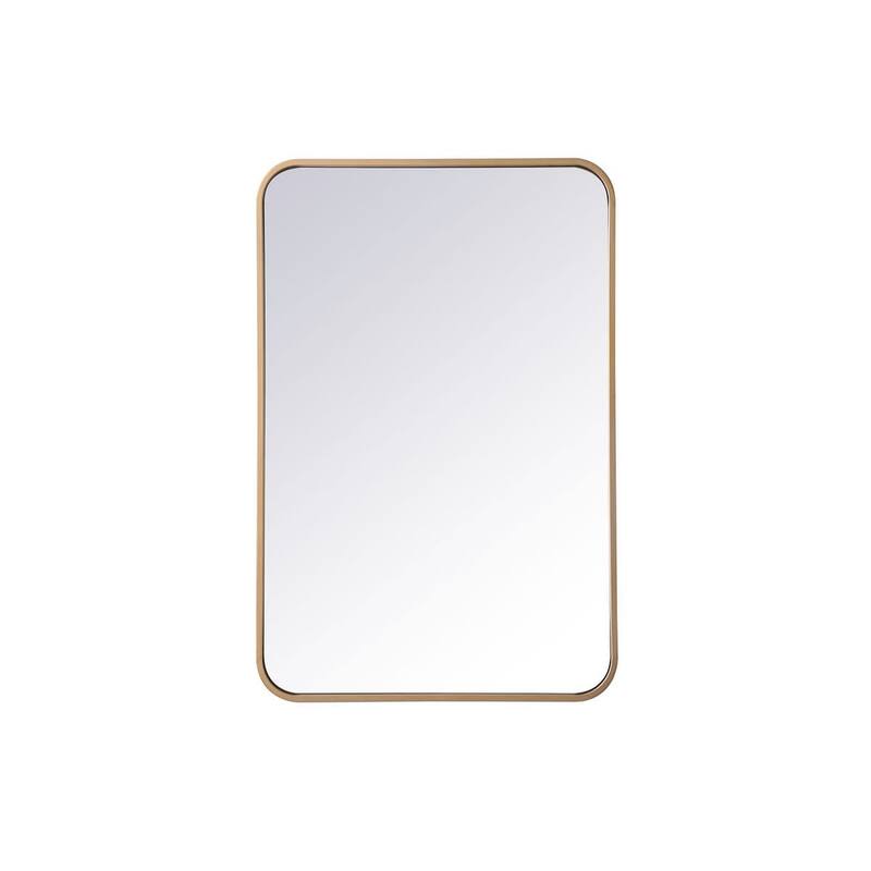 Elegant Lighting MR802030 Formiae 20" W x 30" H Contemporary - Brass