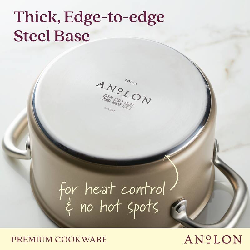Anolon Ascend Hard Anodized Nonstick Saucepan with Lid