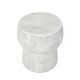 preview thumbnail 6 of 21, GDFStudio Cove Outdoor Concrete Accent Table with Crack Texture, Double Barrel Shape, MGO Material