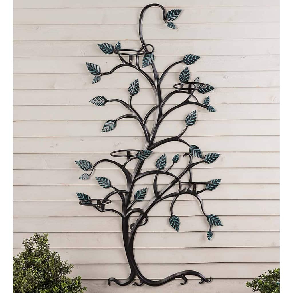 Hanging Tree Trellis with Pot Holders