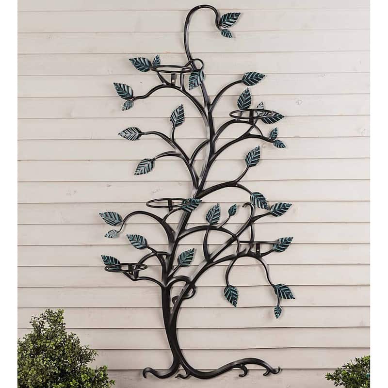 Hanging Tree Trellis with Pot Holders