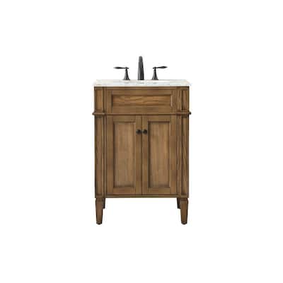 Elegant Lighting VF12524 Park Avenue 24" Free Standing Single Basin