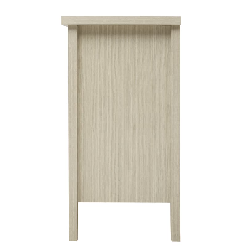 Waterproof Sideboard Buffet, Hollow-Carved 2 Door Accent Cabinet, Storage Cabinet with Adjustable Shelf