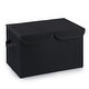 preview thumbnail 9 of 14, Enova Home Collapsible Storage Bins with Cover Black