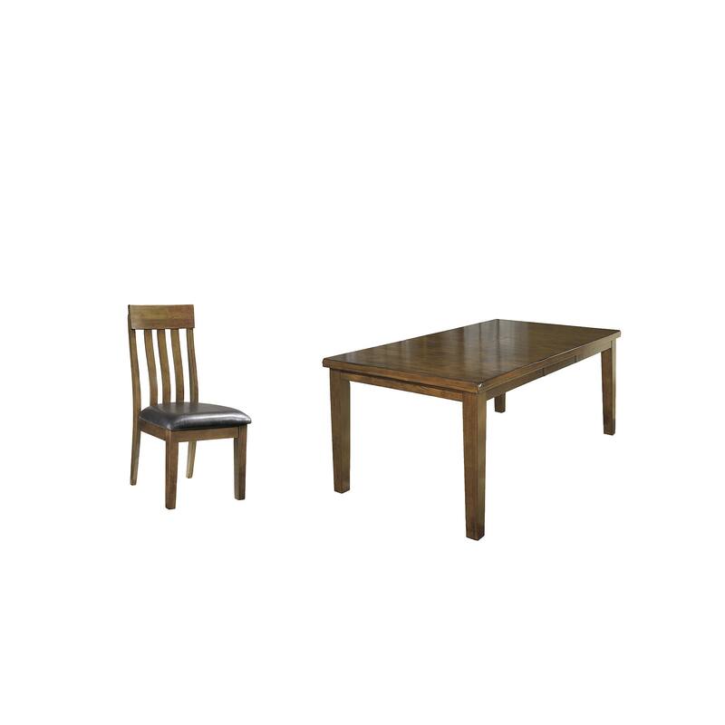 Signature Design by Ashley Ralene Medium Brown 9-Piece Dining Package