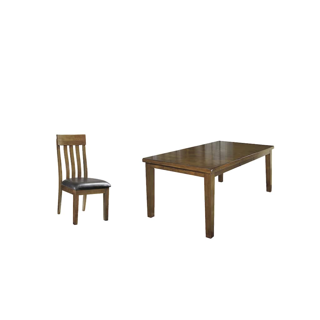 Signature Design by Ashley Ralene Medium Brown 9-Piece Dining Package