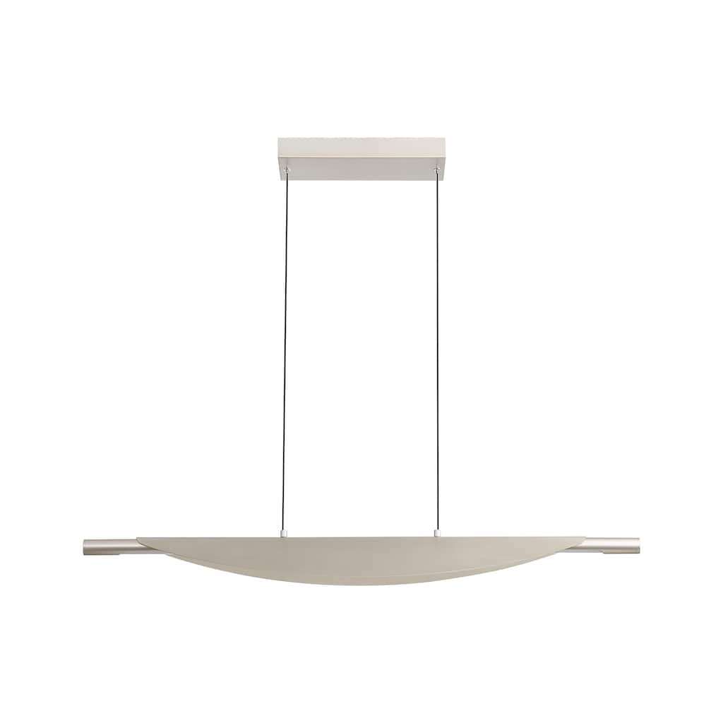 Luma 42" LED Linear Pendant in Sand Nickel - Silver
