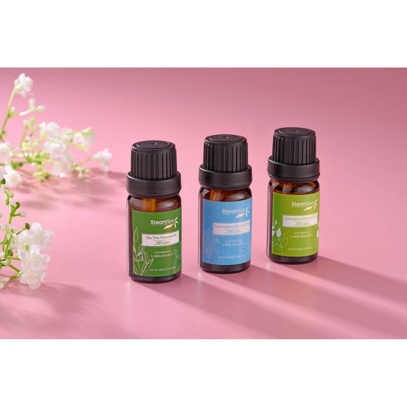 SteamSpa SS-EOIL6P-XX Pure Extract Essential Oils Set for Steam Shower