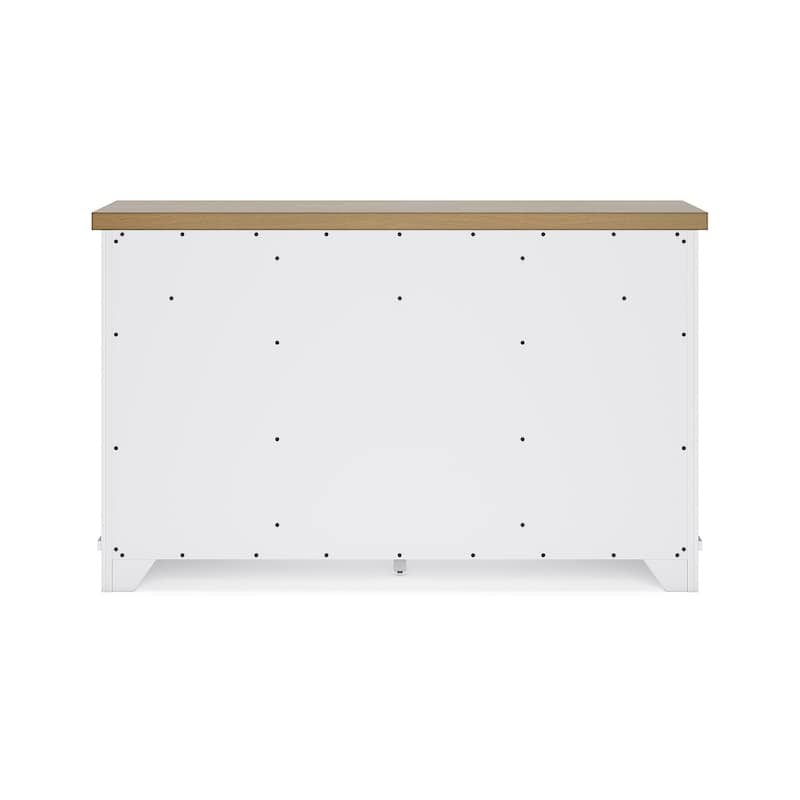 Signature Design by Ashley Ashbryn White/Natural Dining Server - 60" W x 19" D x 37" H