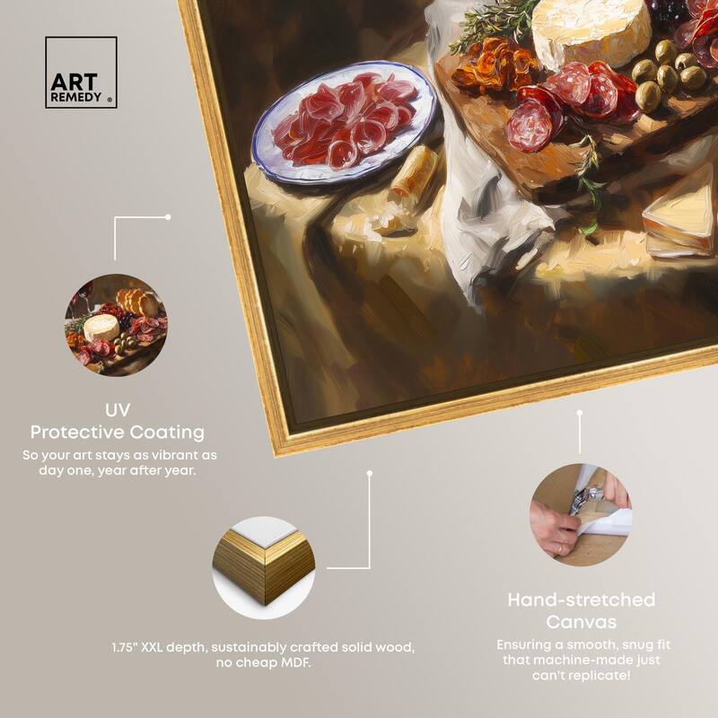 Art of Charcuterie Canvas by Art Remedy