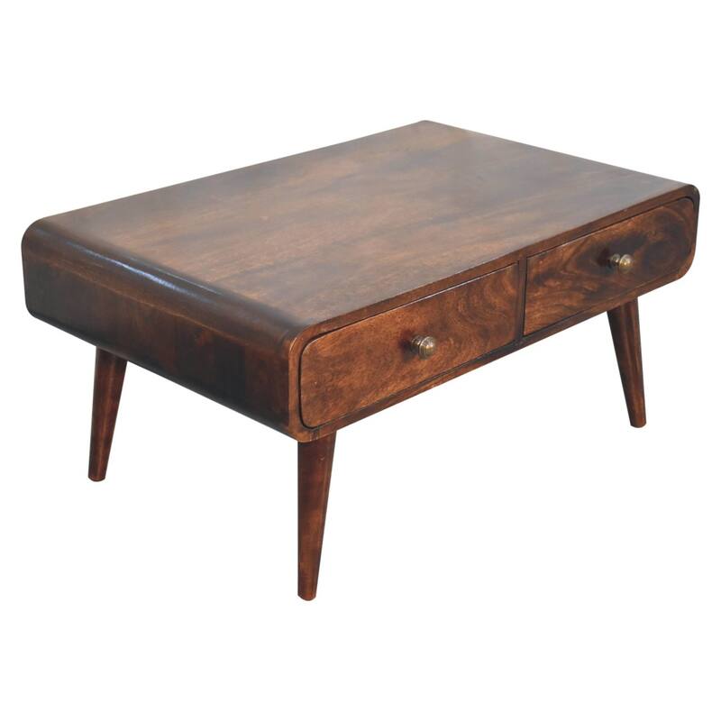 Artisan Furniture Solid Wood California Walnut Sonata Coffee Table