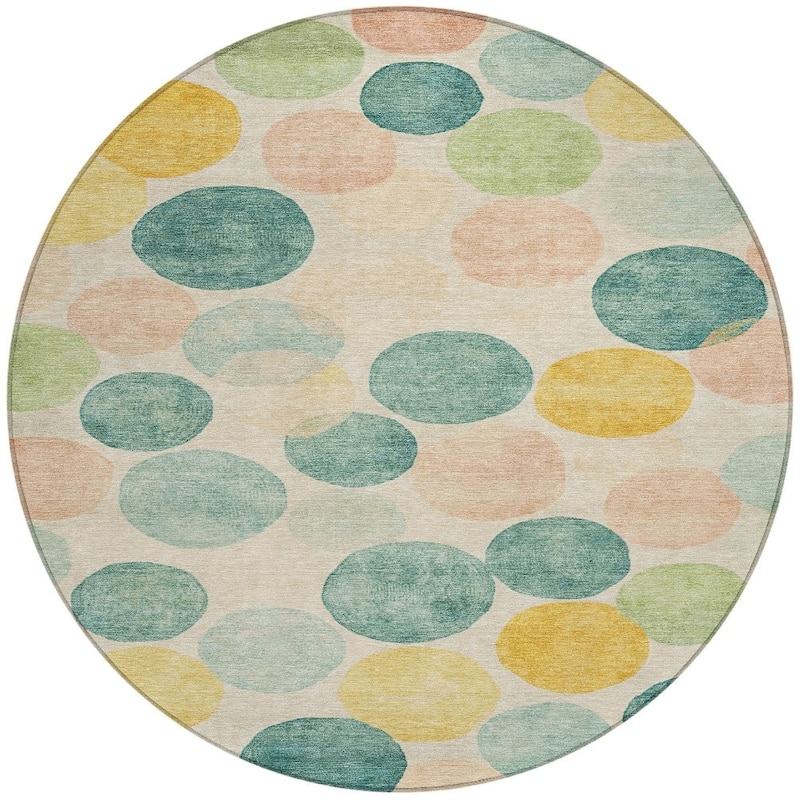 HomeRoots Geometric Transitional Rectangle Outdoor Rug